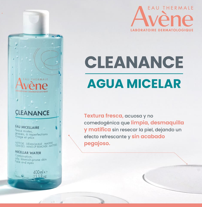 CLEANANCE AGUA MICELAR 400ML