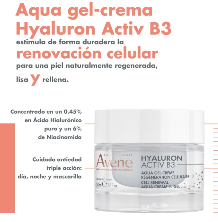 Hyaluron Activ B3 Aqua gel-crema regeneradora celular