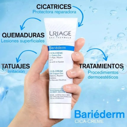 Crema Reparadora Bariéderm Cica-Uriage 40 ml