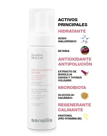Espuma limpiadora facial Gentle Cleansing - Sensilis 200 ml