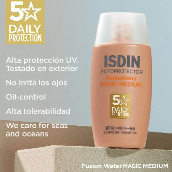 Fusion Water MAGIC COLOR MEDIUM SPF50