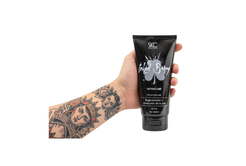 Crema reparadora para tatuajes INKED BABY TATTOO CARE