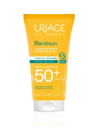 Protector Solar Bariésun Fluido Matificante Spf50+ - Uriage 50 ml